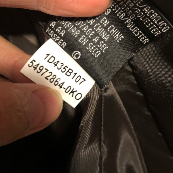 Kasper Open Blazer Crew Neck Tweed Lined Long Sleeve 12 C - Picture 6 of 11